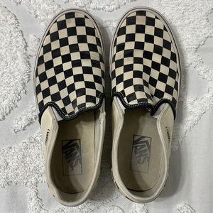 checkered vans
